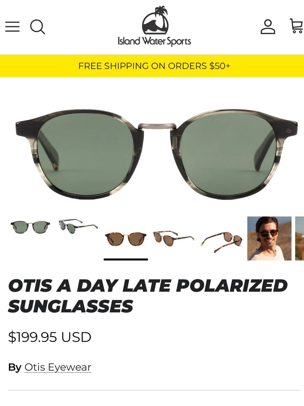 Otis 'A Day Late' Polarized Sunglasses